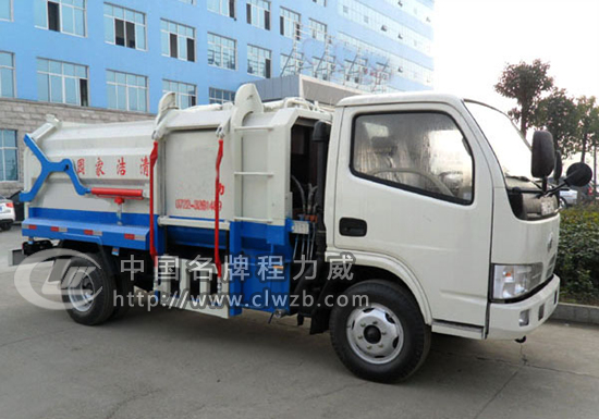 東風5方側裝掛桶式垃圾車(國五) 東風5方側裝掛桶式垃圾車(國五)