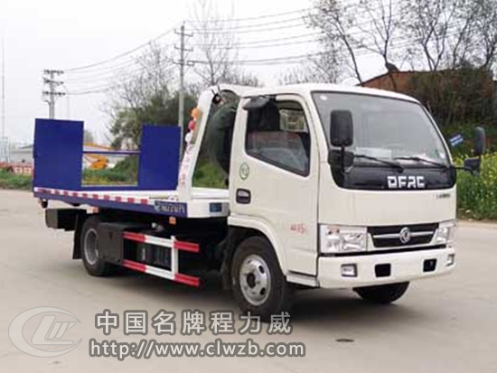 東風小凱普特藍牌平板清障車