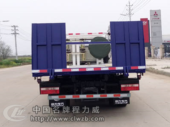 東風小凱普特藍牌平板清障車