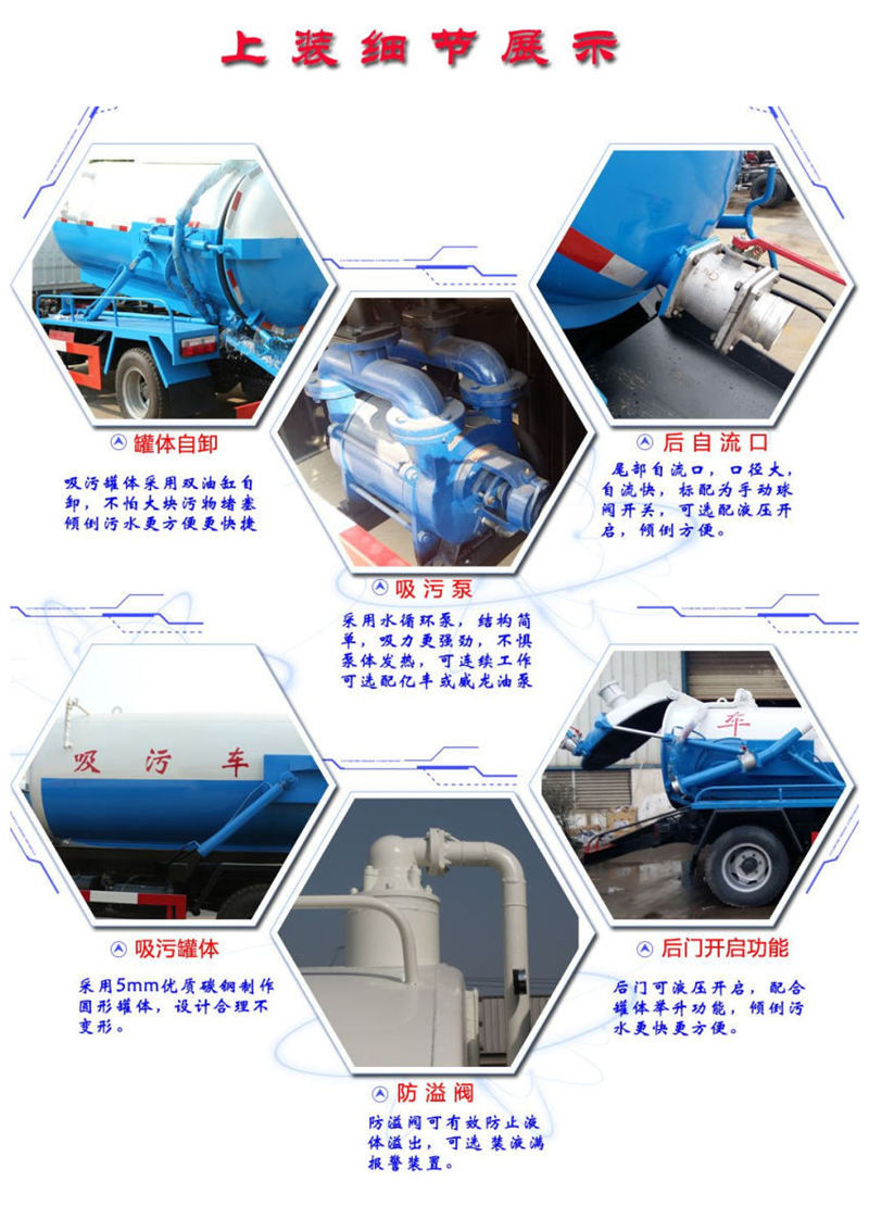 吸污車上裝主要部件功能介紹